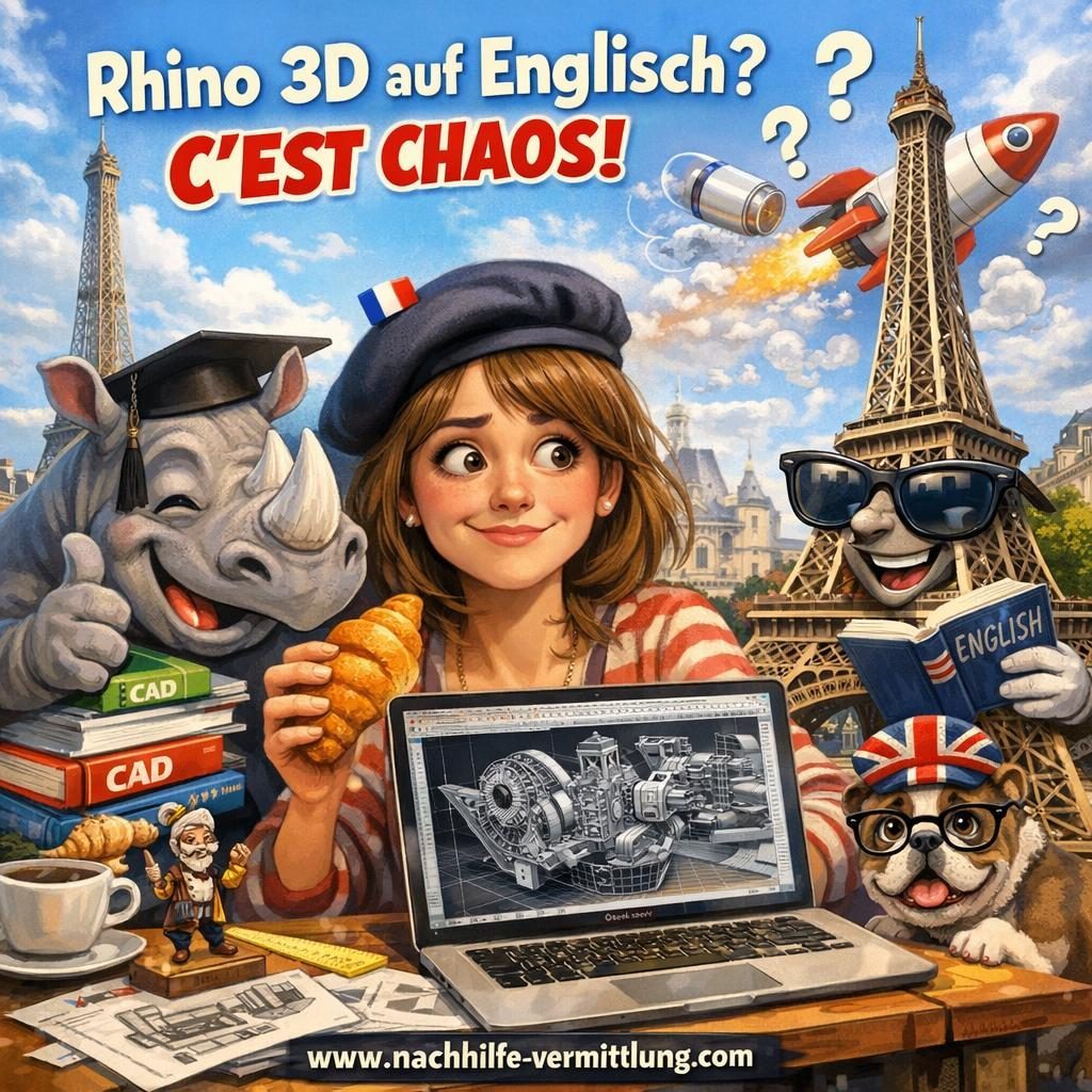 Nachhilfe Rhino 3D, 3D-Modellierung, CAD, Computer Aided Design, Design Lüdinghausen Nachhilfe Rhino 3D, 3D-Modellierung, CAD, Computer Aided Design, Design Lüdinghausen